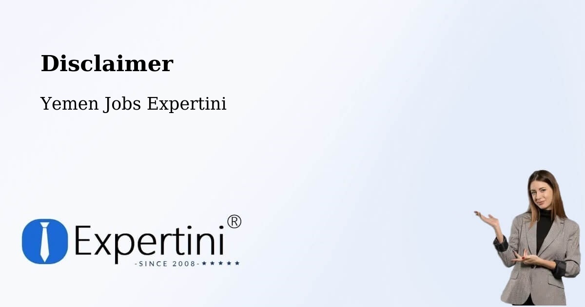 Disclaimer – Nati' - Yemen Jobs Expertini