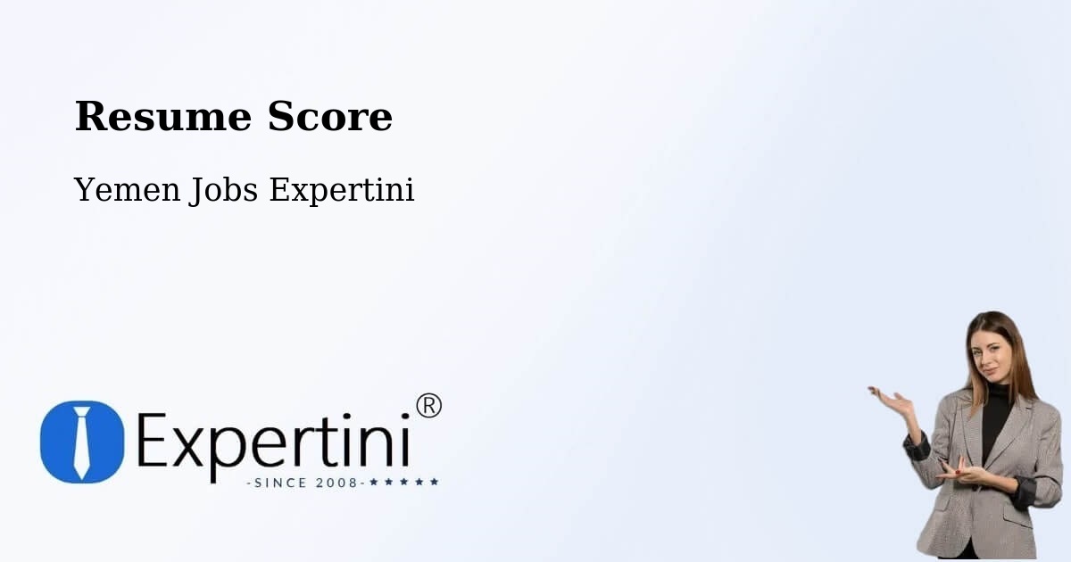 Resume Score & Job Description Match Tool – Nati' - Yemen Jobs Expertini